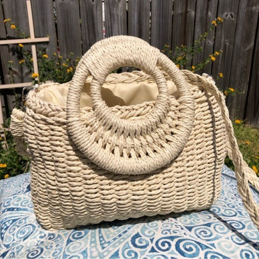 NEW Straw Purse bag